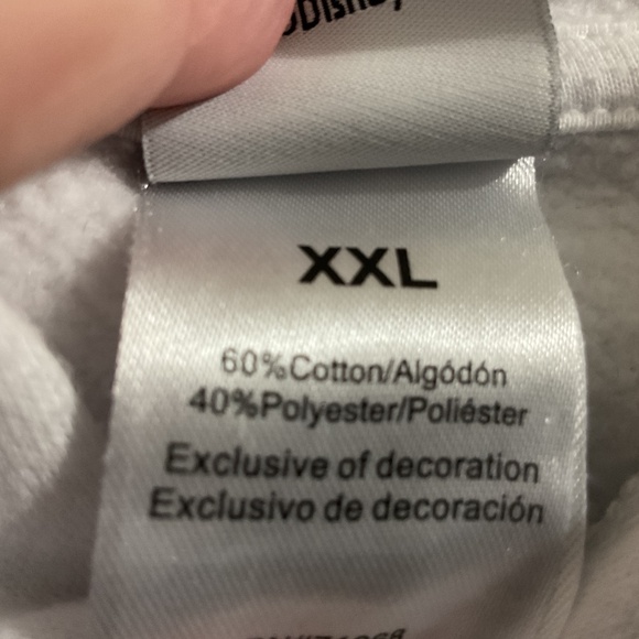 Licensed Disney Mickey Mouse Embroidered Hoodie, XXL - Picture 3 of 6